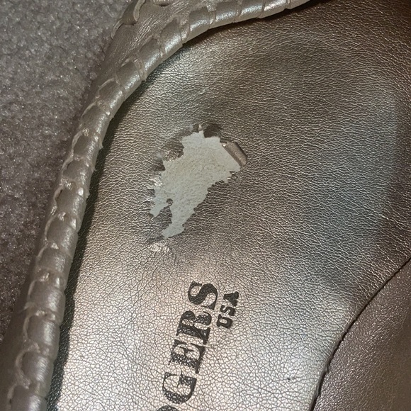 Jack Rogers platinum Flats - Picture 2 of 4